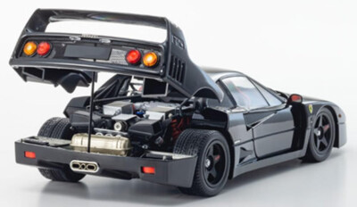 Kyosho Original 1/18 Ferrari F40 Black Model Car KS08416BK