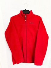 COLUMBIA STEENS MOUNTAIN Boys OR Girls Red XL Fleece Jacket NWOT