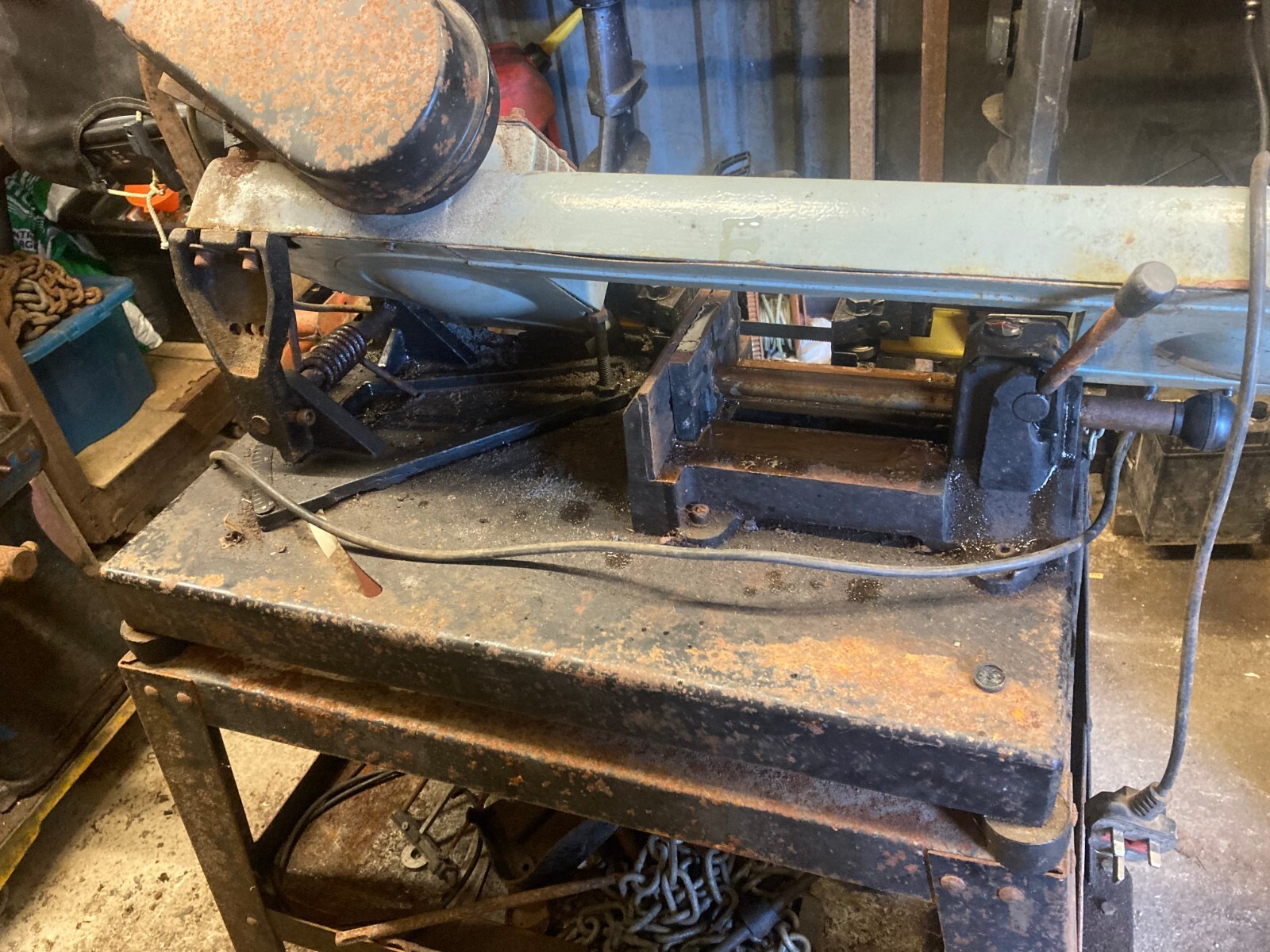 sealey sm65 metal cutting band saw eBay