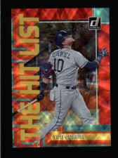 YULI GURRIEL 2022 DONRUSS #THL-8 THE HIT LIST RED PARALLEL #027/149 BC3636