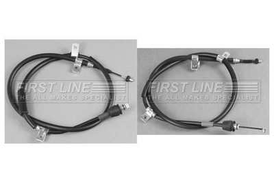 First Line Pair Hand Brake Cable Left/Right For Ford Mondeo IV 2007-2015 – 1.6-2.5L, Petrol/Diesel