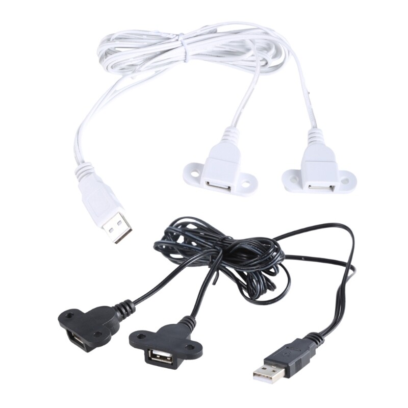 USB Splitter Cable Male to Dual Female Port Extension 150CM No Data Transfer  