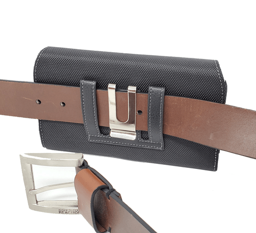 Cell Phone Holster Rugged Carrying Case Wallet Pouch w/ Metal Belt Clip(3 sizes) - Picture 26 of 37