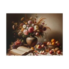 " FLOWER " Matte Canvas, Stretched, 0.75"