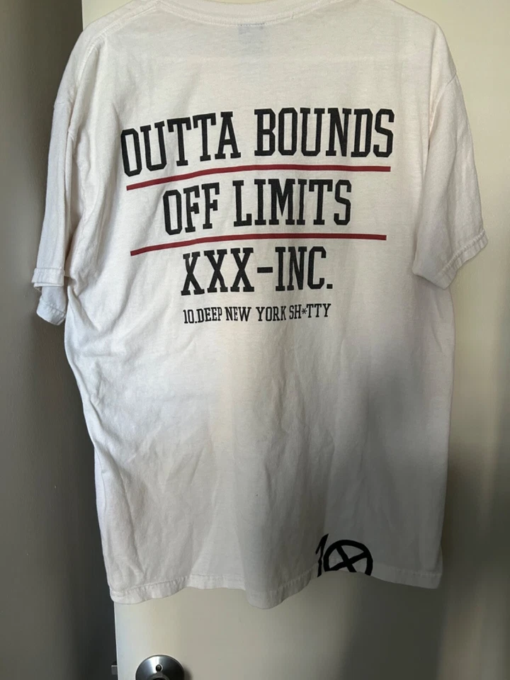 Camiseta De Colección 10Deep Hecha en los EE. UU. Doble Cara Rara Usada Foto 2 de 4