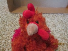 "Gobbles" Russ Berrie  Co Plush Thanksgiving Turkey 7.5" Sitting