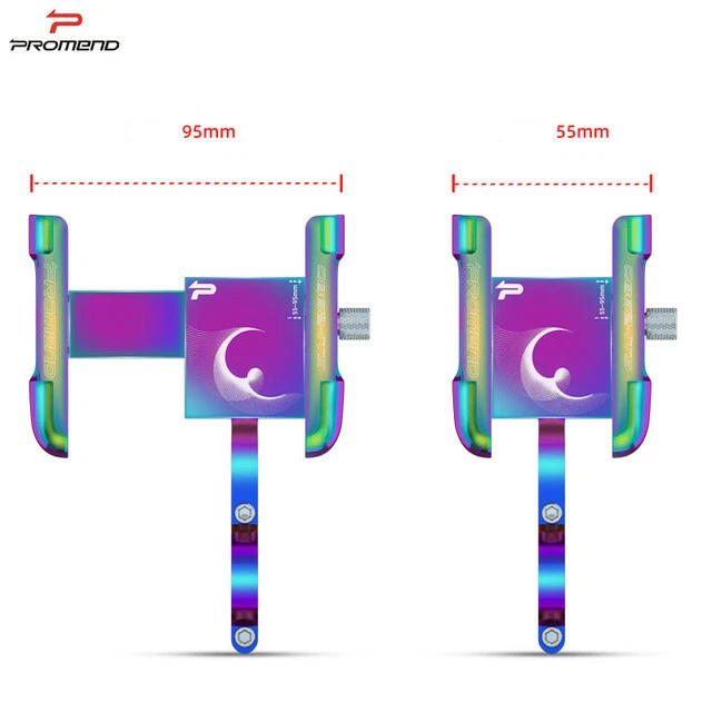 PROMEND Aluminum Adjustable Universal Bike Phone Mount Stand Holder Bracket - Image 4 of 4