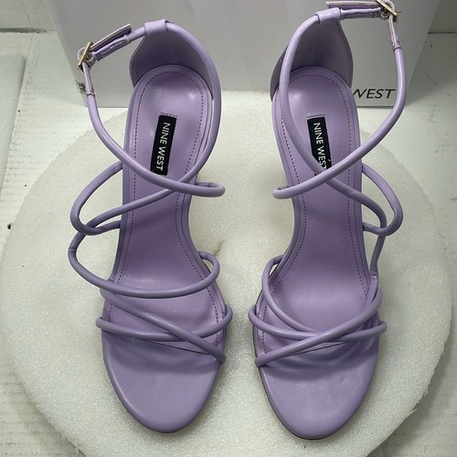 Nine West Besasy Strappy Dress Sandals, Purple, Women Size 9M Item#714/715 - Picture 5 of 14