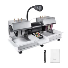 6in Cabbing Machine Lapidary Rock Grinder Polisher Gem Faceting Machine