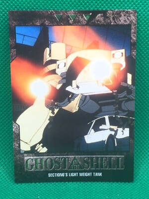 Section6's Light  NO.35  GHOST in the SHELL  card   1997 EPOCH CARDDASS MASTER