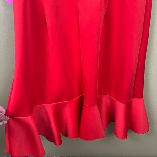 NEW Betsey Johnson Ruffle Midi Dress Red Valentine's Day Galentine's Plus Sz 16W - Picture 10 of 15