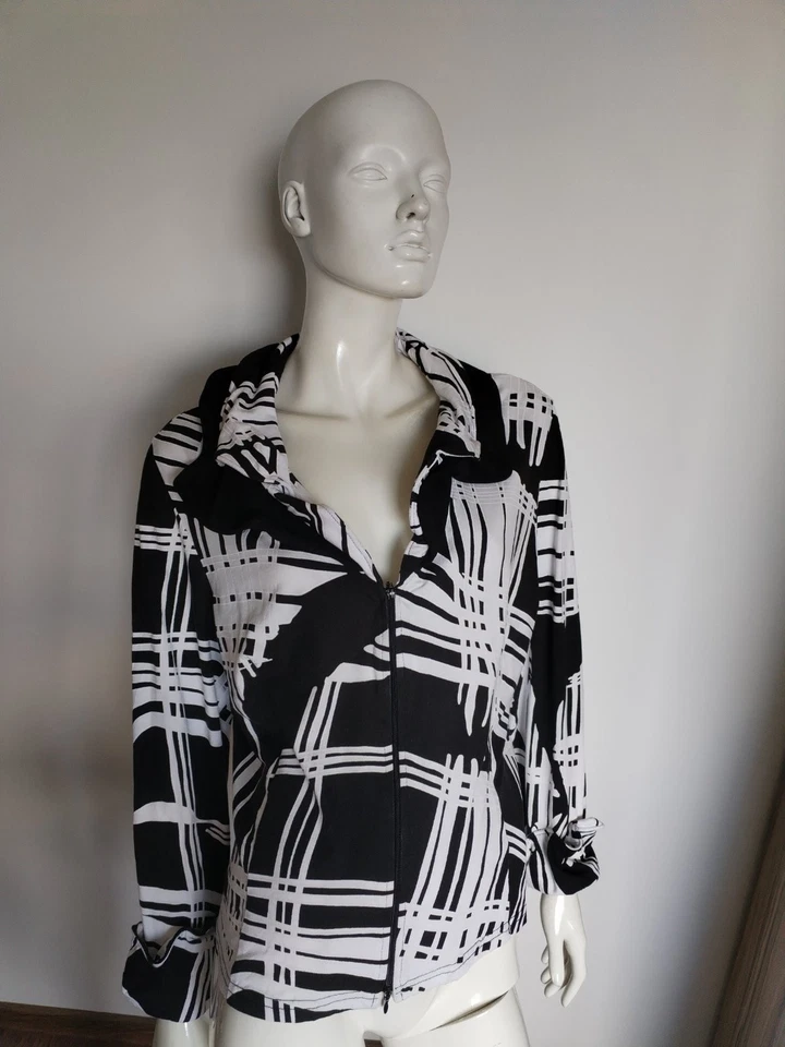 JOSEPH RIBKOFF long sleeve full zip top blouse size UK 18-20 - Изображение 4 из 4