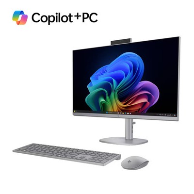 HP - OmniStudio X - Copilot+ PC - 27'' 4K UHD All-in-One with Adjustable Heigh...
