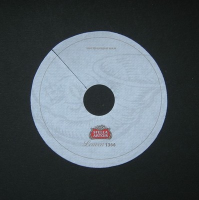 STELLA ARTOIS PILSDECKCHEN Bierdeckel Coaster Beer Bier Belgien NEU SELTEN  V5