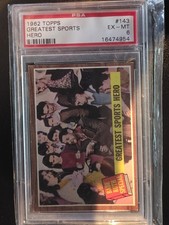 1962 Topps Babe Ruth #143 Greatest Sports Hero PSA 6 New grade NY Yankees Rare