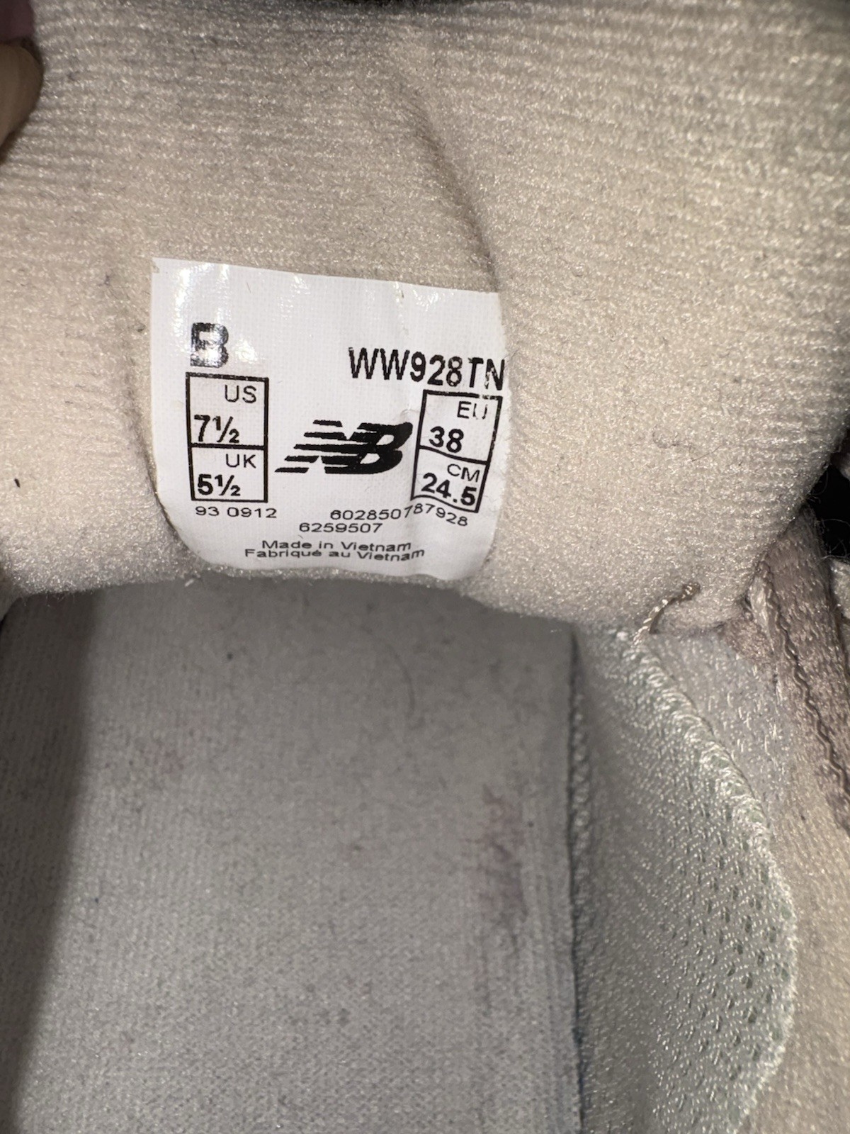 New Balance 928 Beige Tan Suede Walking Strike Path Shoes Size US 7.5 B Rollbar thumbnail 14