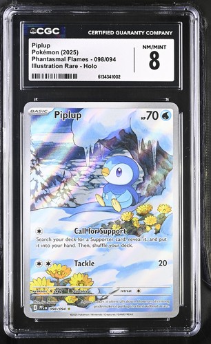 Piplup graded CGC 8 for sale on eBay