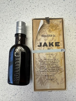 Hollister JAKE 1 oz Eau De Cologne Men's Fragrance Original Brown Bottle In Box