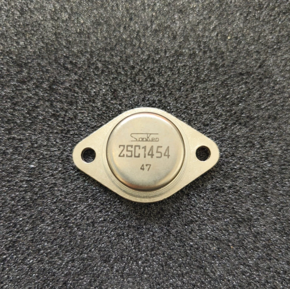 1 Stück/pc. 2SC1454 - Silicon NPN Power Transistor - TO3 - Sanken - Bild 1 von 1