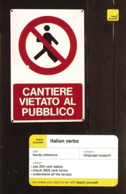 TEACH YOURSELF ITALIAN VERBS By Maria Bonacina *Excellent Condition*