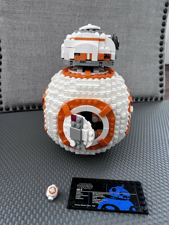 LEGO Star Wars 75187 BB-8 sin caja/manual, retirado, 99% completo*LEER DESCRIPCIÓN* Foto 2 de 4