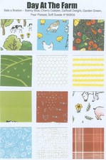 Retired Stampin' Up Day at the Farm 12" x 12 Double-Sided DSP