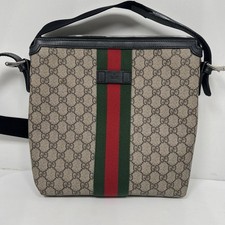Gucci GG Supreme Monogram Web Messenger Bag