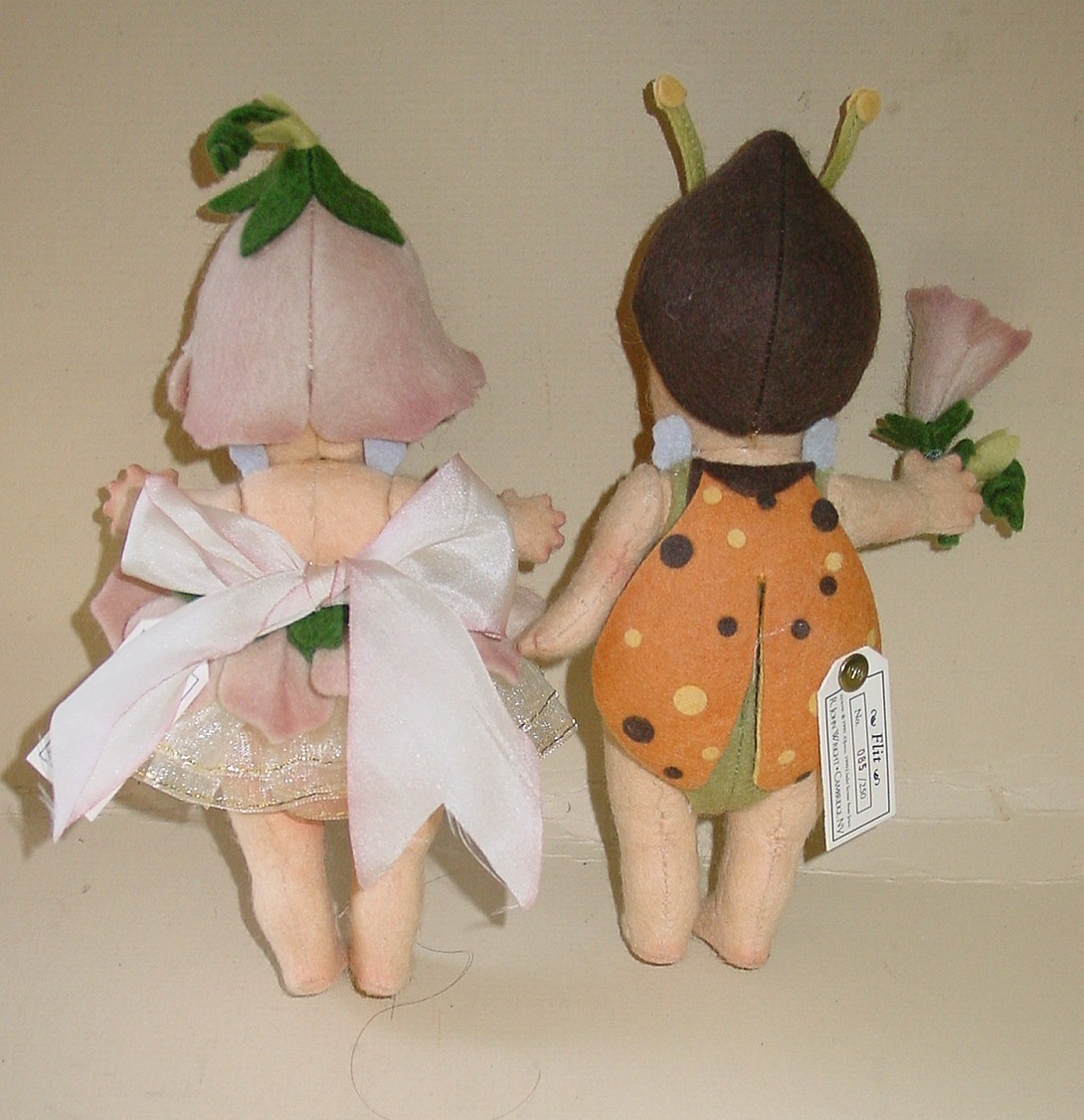 R.John Wright ~ Flit & Fleur KEWPIE Set ~ 6