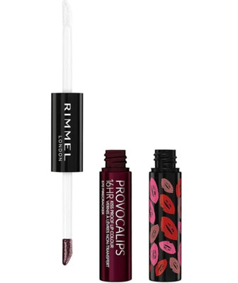 Authentische Rimmel Provocalips 16 Stunden kissfeste Lippenfarbe Duo 550 Play With Fire