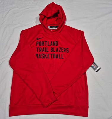#ad Nike Portland Trail Blazers Hoodie Sweatshirt Basketball FB5931 SZ Large TALL $39.99