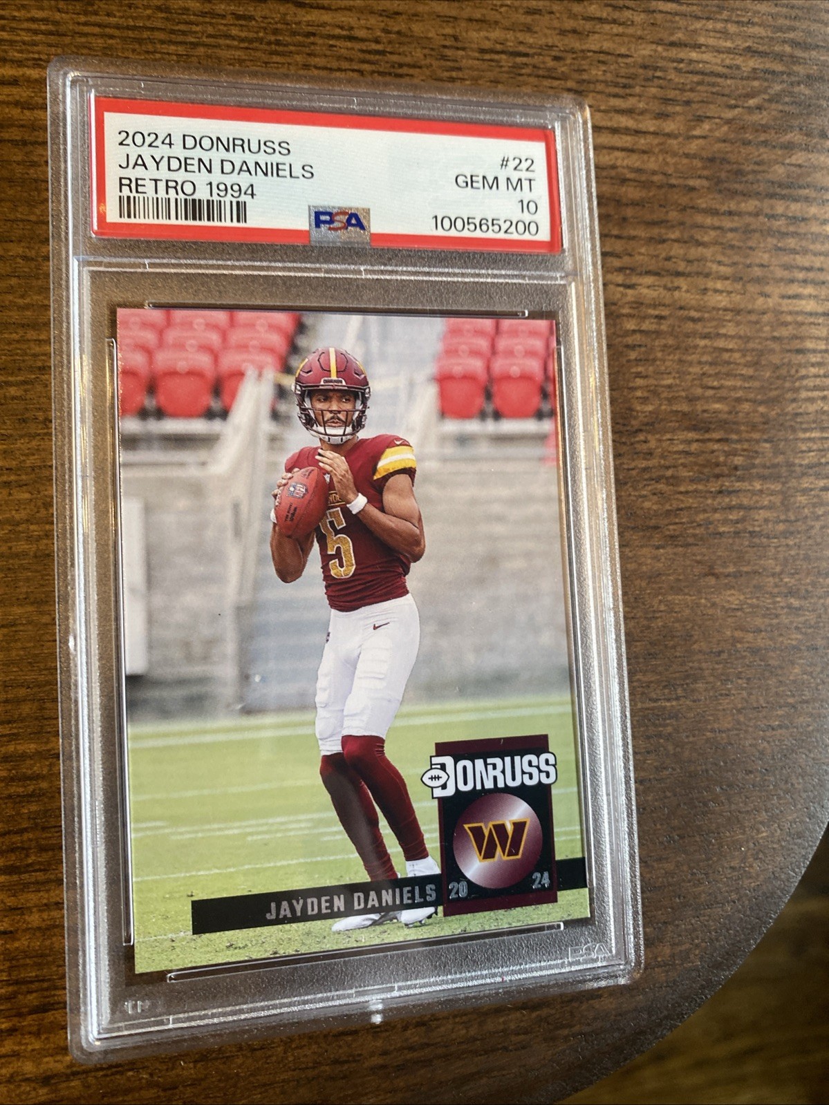 2024 Donruss Jayden Daniels Retro 1994 PSA 10