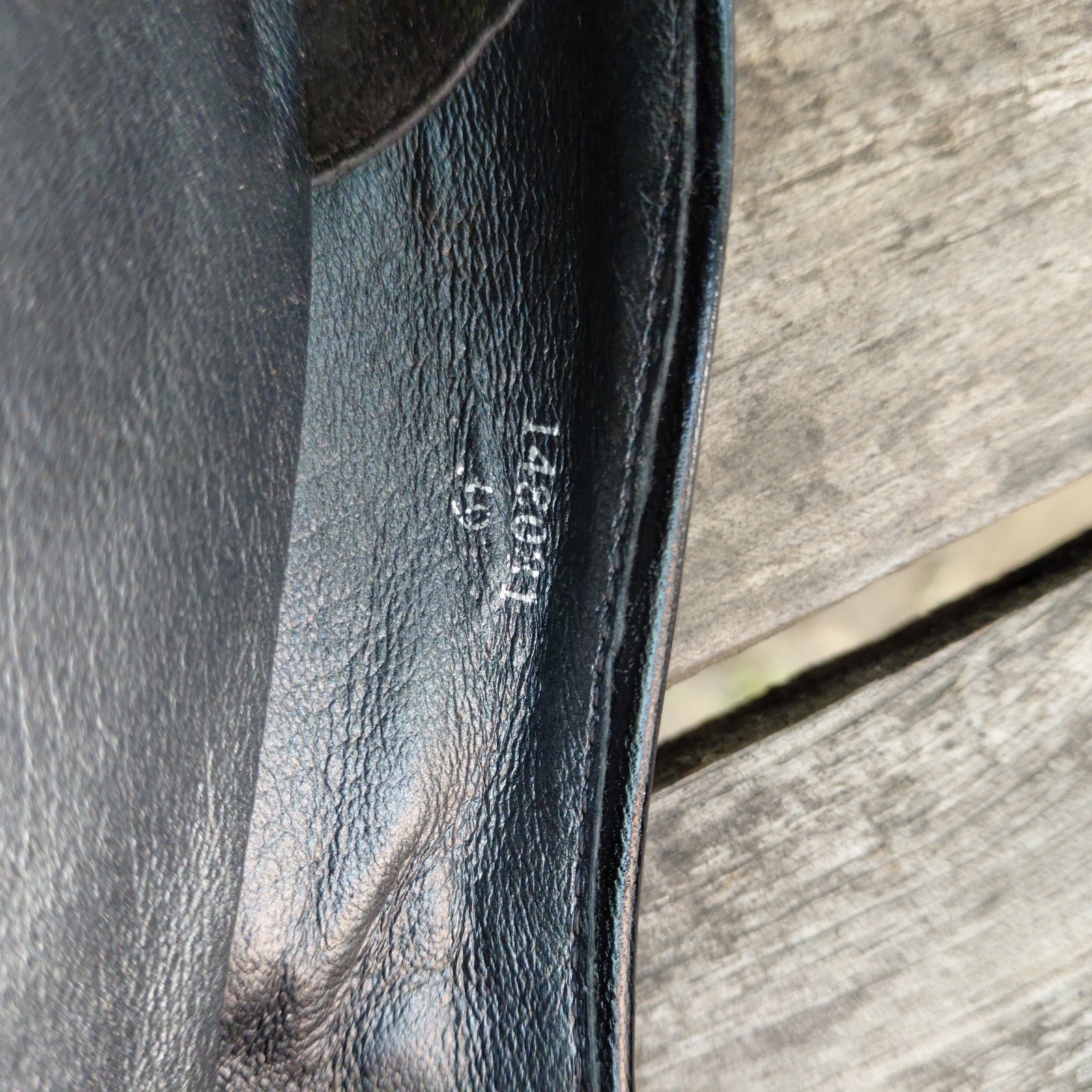 Vintage Monsoon dark teal python snake leather Ma… - image 10