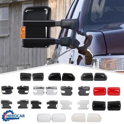  Side Mirror Full Panel Cover Cap Guard Shell For Ford F250 F350 F450 F550 08-23