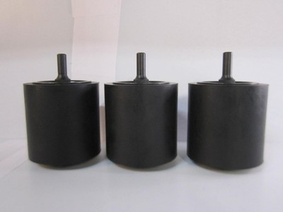 MERIT (08834196931) Expanding Sanding Drum, 3''X3'', 3/8'' Straight-Shank, Lot of 3