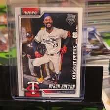 2026 Topps Celebration BYRON BUXTON Dugout Peeks SP Minnesota Twins #255