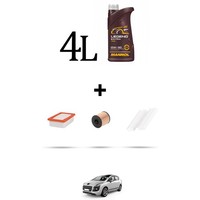 Hoffcar Set Service 3 Filter Und 4L ÖL FüR Peugeot 3008 1.6 THP 121Kw Von