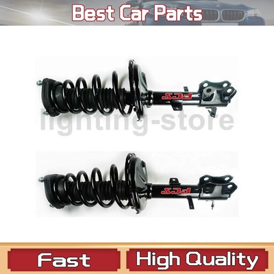 2 Rear Struts Coil Springs For Toyota Highlander AWD 3.3L 2007 2006 2005 2004