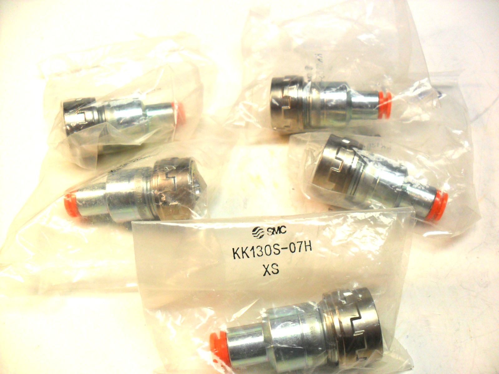 QTY 5 - SMC KK130S-07H XS USA SELLER Coupler Factory Sealed Bags