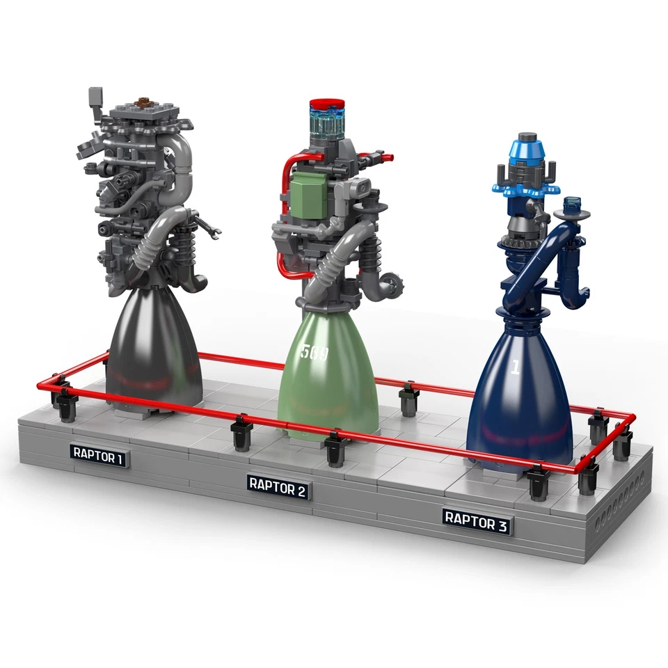 Mould King 10247 Rocket Raptor Engine Model Building Block Toy Collectibles - Image 3 of 4