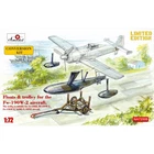 Fw 190W-2 Fighter Floats & Trolley Plastic Model Kit 1/72 Amodel AMO-NA72008