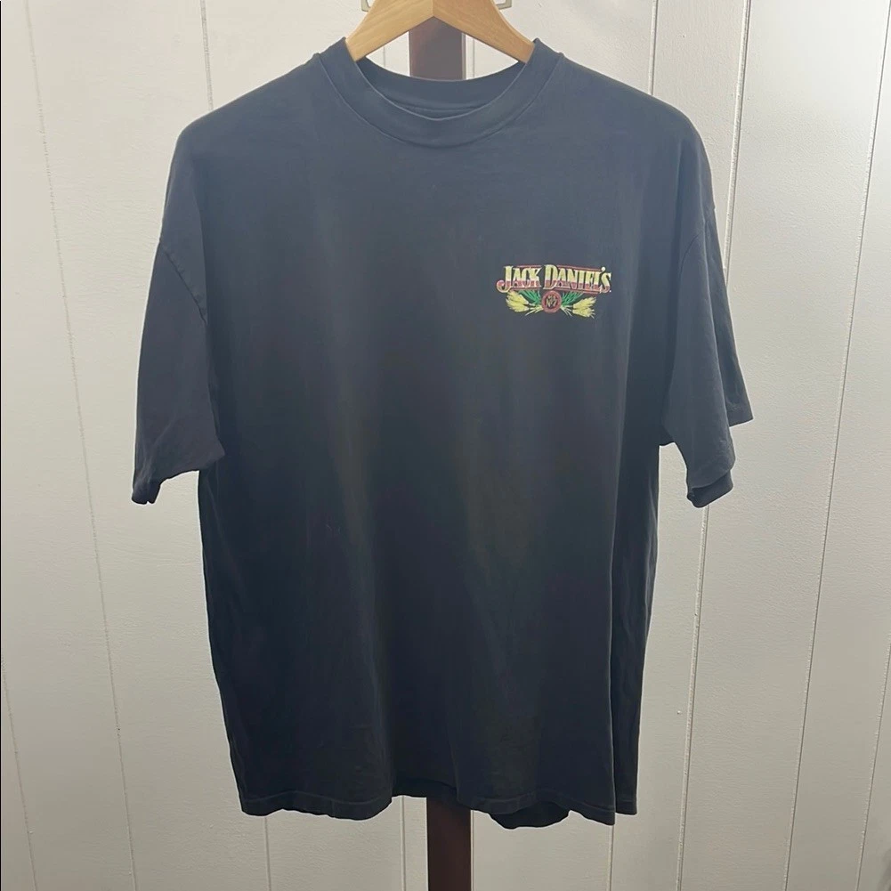 T-shirt graphique Single Stitch Jack Daniel'S Oneita - Grand