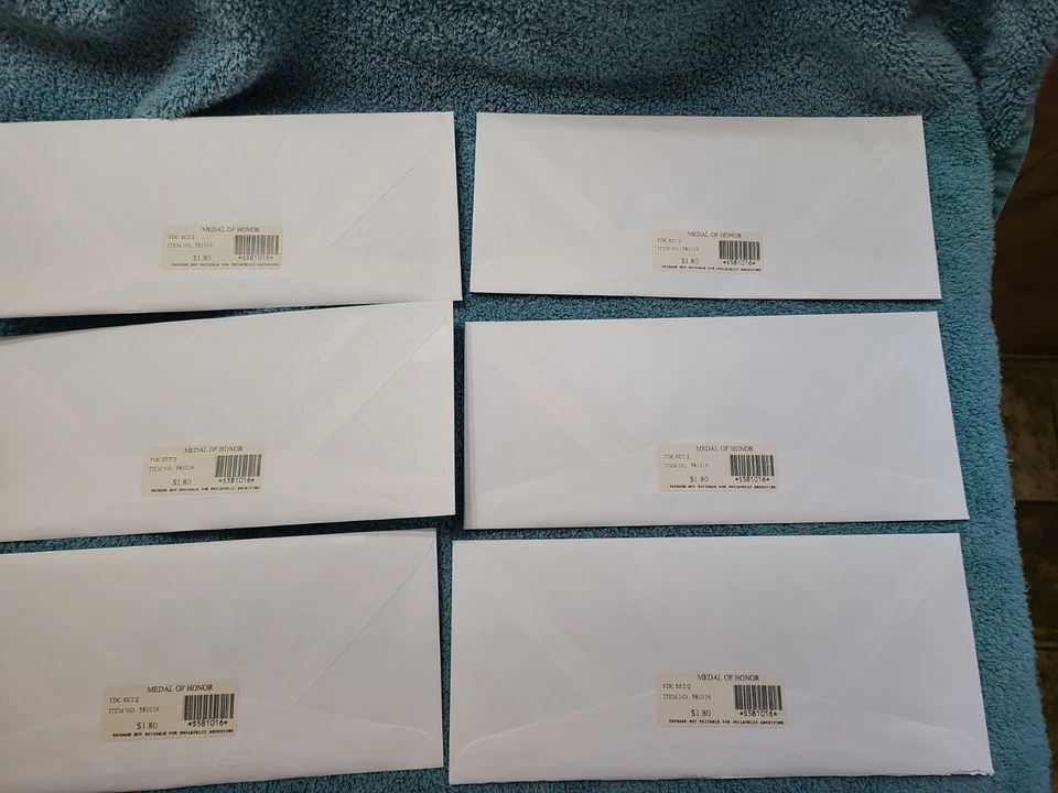 Medal of Honor Stamps: World War II 4 Folios of 20 Mint. 6 First Day Issue Sets - Image 3 of 4