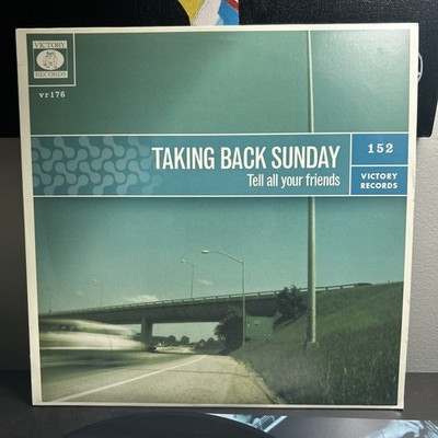 Taking Back Sunday Tell All Your Friends 2007 LP VINYL Record Black Color