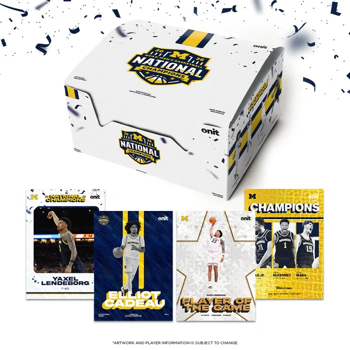 2026 Onit Univ. Michigan Men's Basketball NCAA Champion Commemorative Box