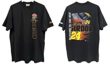 XL Vtg 2002 Jeff Gordon 24 Nascar DuPont Motorsports Y2K Skate Punk Black Tee