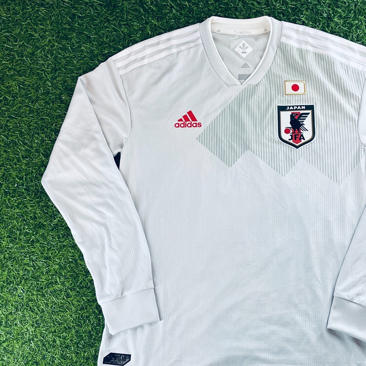 Japan 2018 Official Away Player Issue Long Sleeve Jersey Shirt Kit