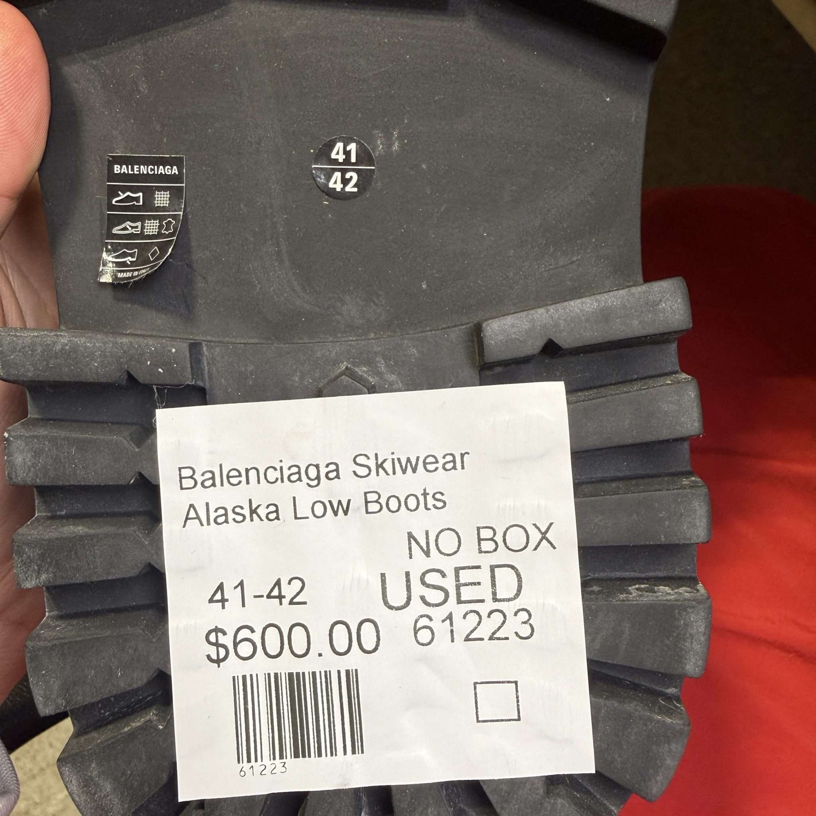 Balenciaga Skiwear Alaska Low Boots 41-42 Used No Box thumbnail 9