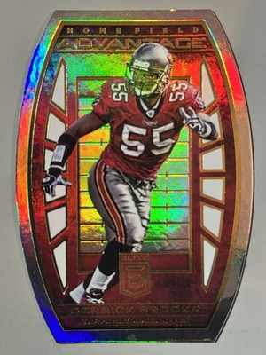 Derrick Brooks 2016 Donruss Elite Homefield Advantage Die-Cut Holo Bucs #HF-DE