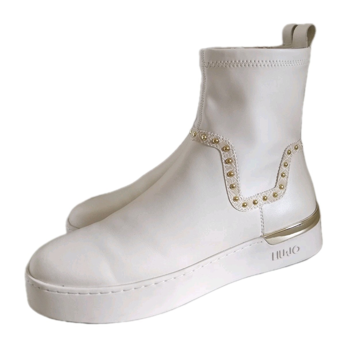 Stiefeletten LIU JO 41 Chelsea Boots Top Zustand Butter/Gold 