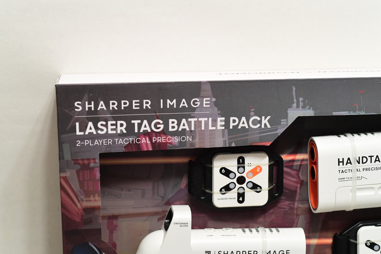 NEW Sharper Image Handtank 001 Laser Tag Battle Pack 2 Player